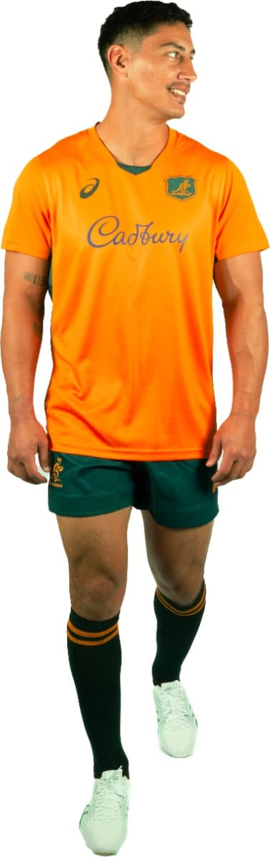 Australian Wallabies 2024 Rugby Union Mens Match Day Training Shirt