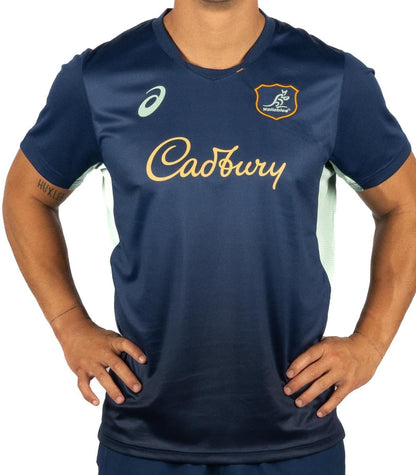 Australian Wallabies 2024 Rugby Union Mens Training Shirt