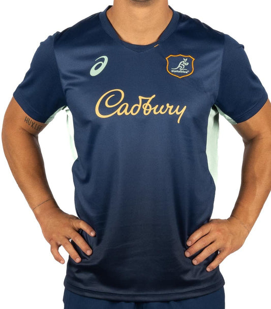 Australian Wallabies 2024 Rugby Union Mens Training Shirt