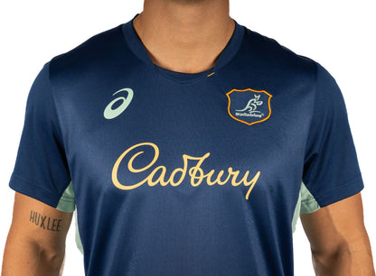 Australian Wallabies 2024 Rugby Union Mens Training Shirt