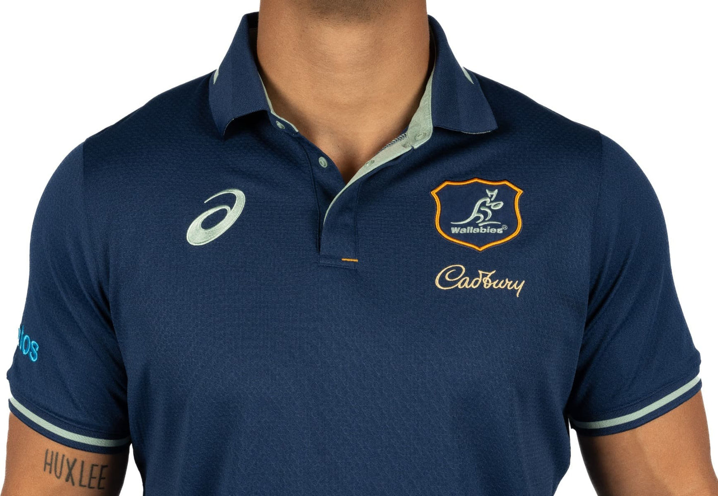 Australian Wallabies 2024 Rugby Union Mens Media Polo Shirt