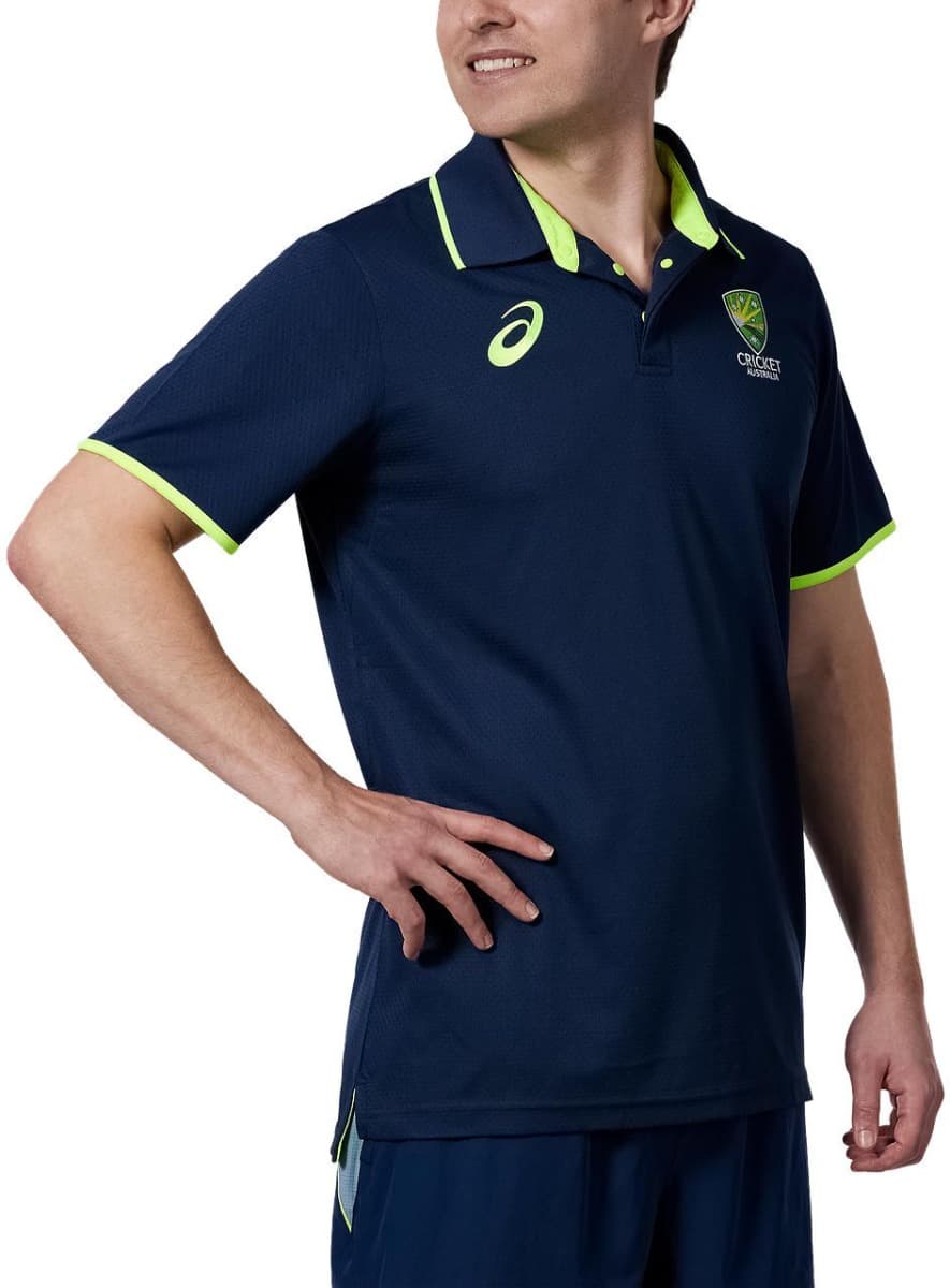 Cricket Australia 2025 Cricket Mens Travel Polo Shirt
