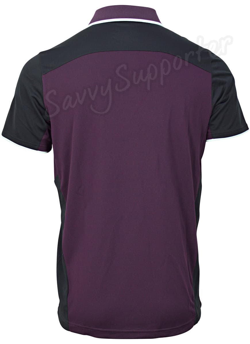Brisbane Broncos 2025 NRL Mens Maroon Training Polo Shirt