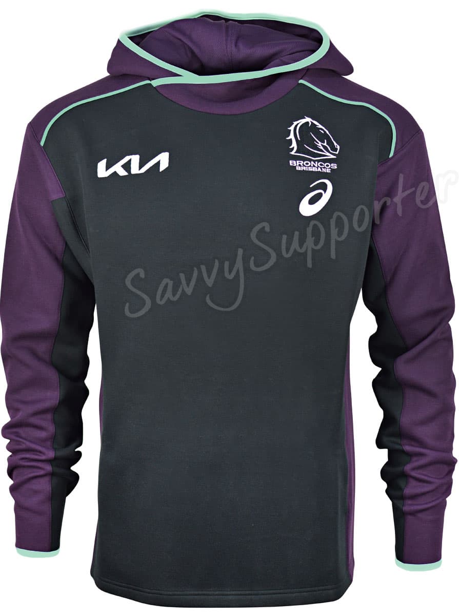 Brisbane Broncos 2025 NRL Mens Team Hoody