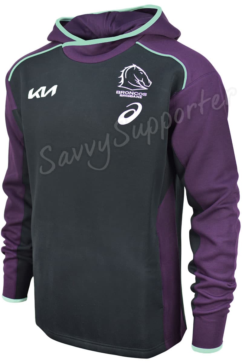 Brisbane Broncos 2025 NRL Mens Team Hoody