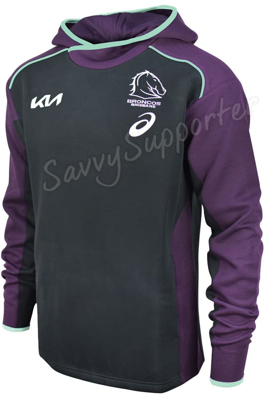 Brisbane Broncos 2025 NRL Mens Team Hoody
