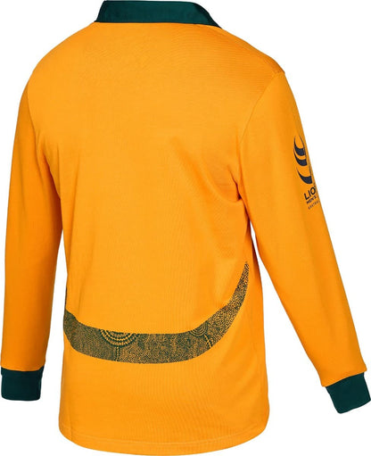 Australian Wallabies 2025 Rugby Union Mens Long Sleeve Home Jersey