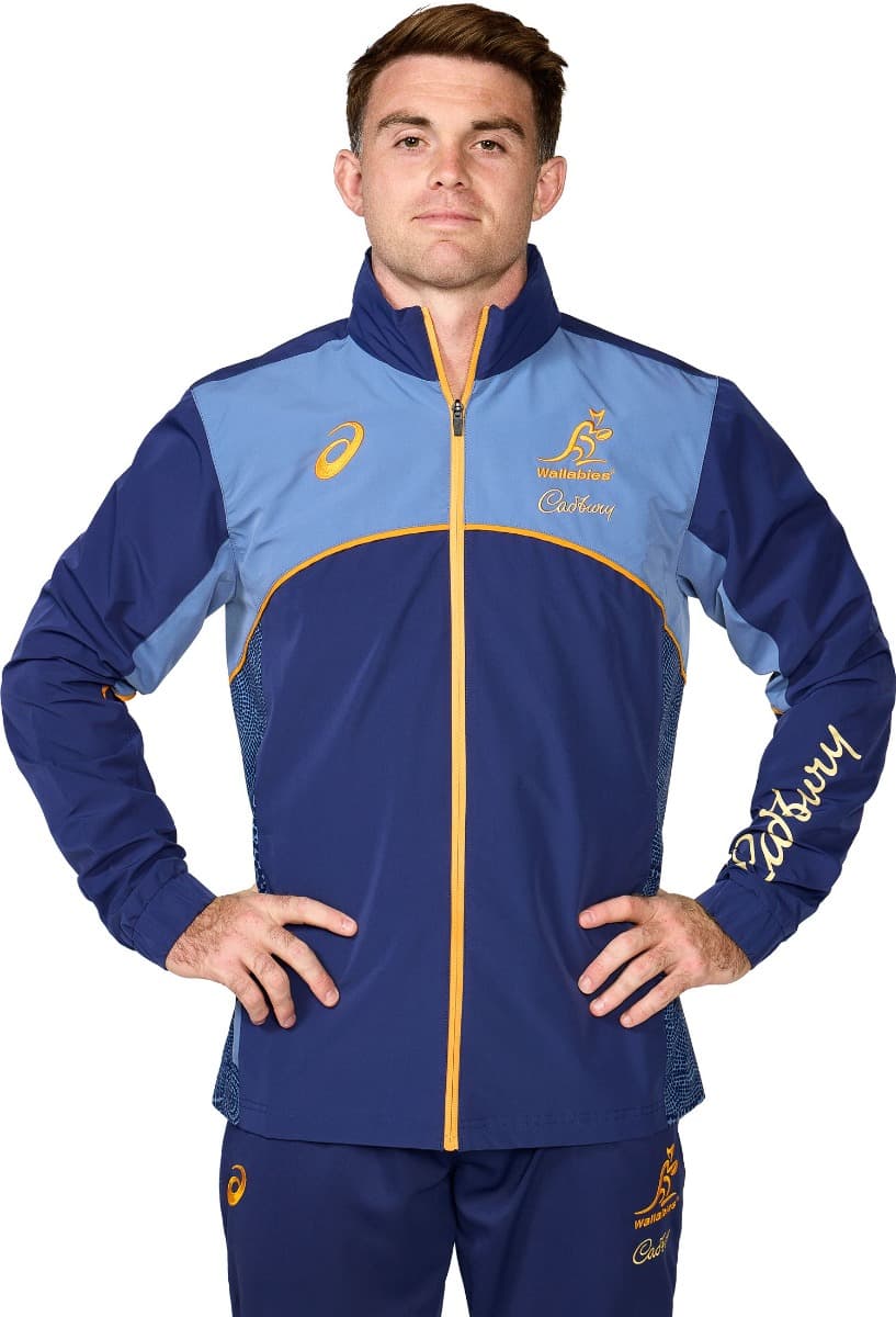Australian Wallabies 2025 Rugby Union Mens Team Tech Jacket