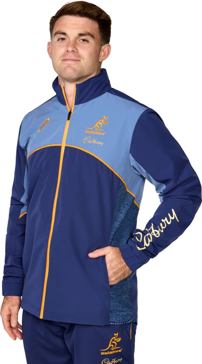 Australian Wallabies 2025 Rugby Union Mens Team Tech Jacket