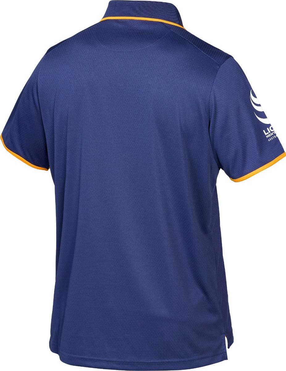 Australian Wallabies 2025 Rugby Union Mens Media Polo Shirt