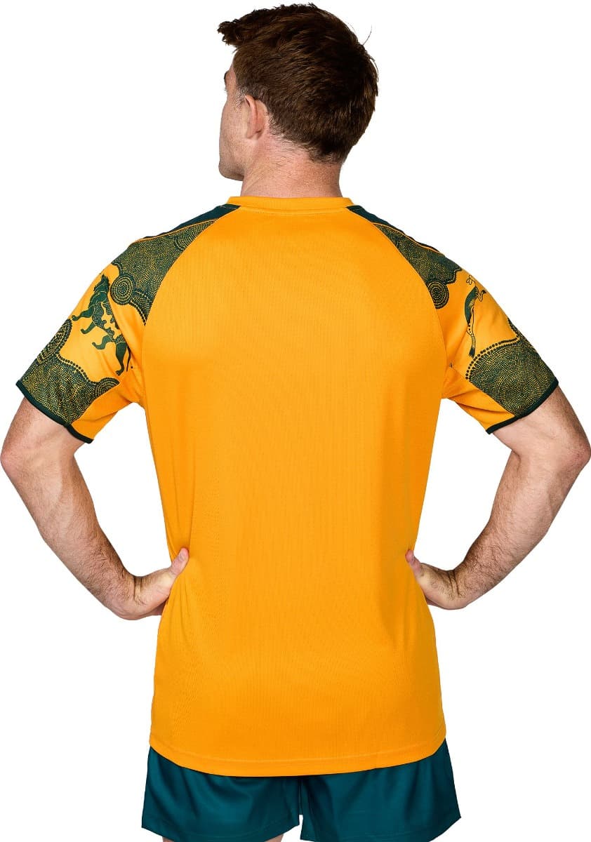 Australian Wallabies 2025 Rugby Union Mens Warm Up Shirt