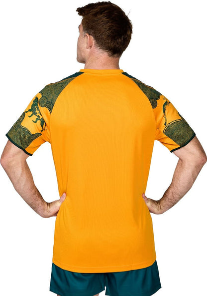 Australian Wallabies 2025 Rugby Union Mens Warm Up Shirt