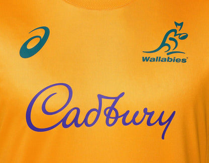Australian Wallabies 2025 Rugby Union Mens Warm Up Shirt