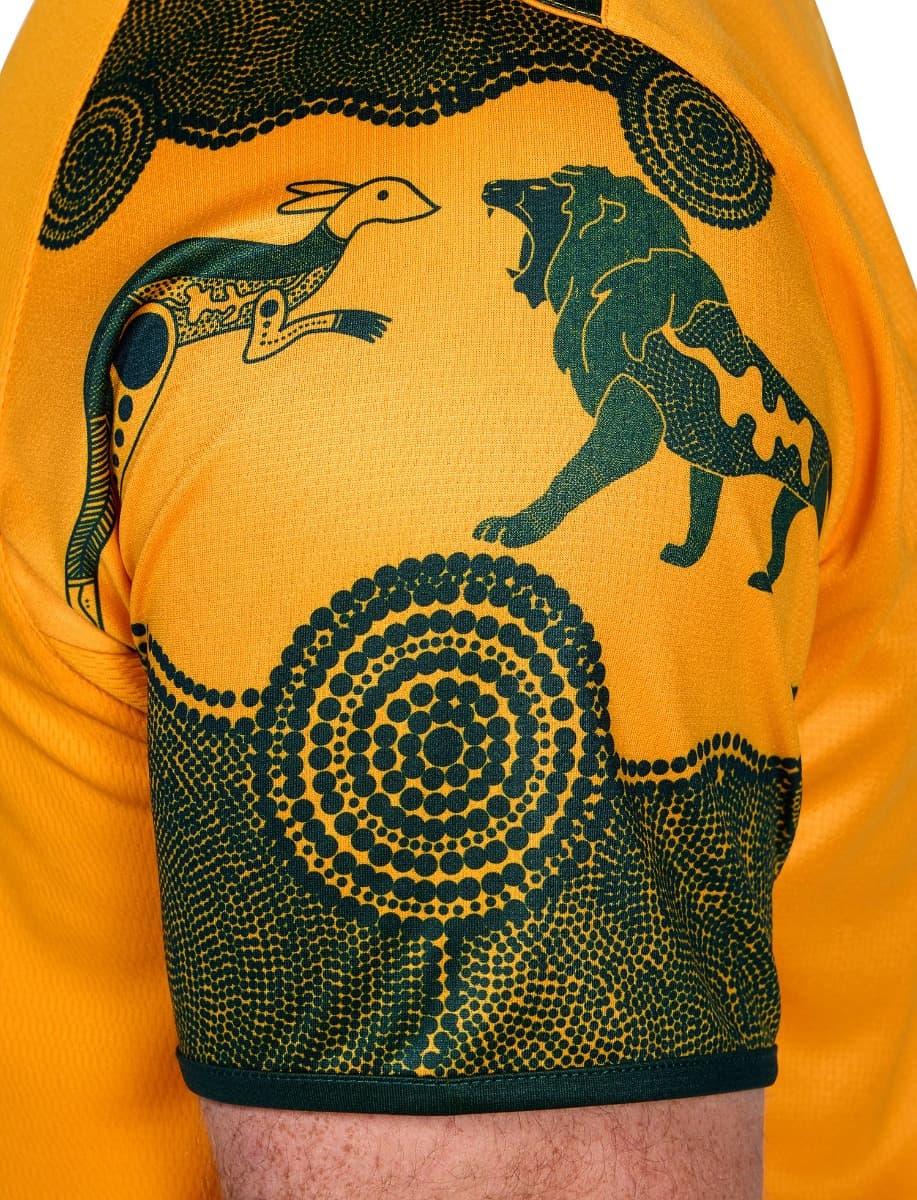 Australian Wallabies 2025 Rugby Union Mens Warm Up Shirt