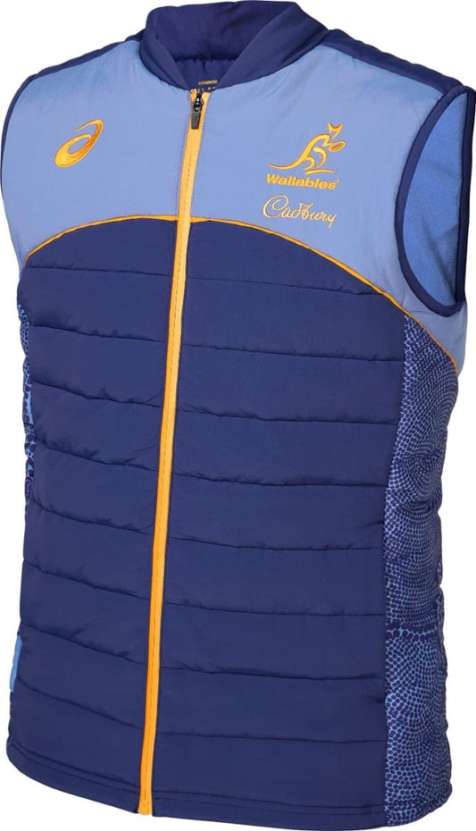 Australian Wallabies 2025 Rugby Union Mens Puffer Vest