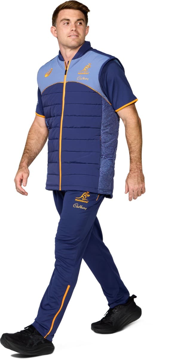 Australian Wallabies 2025 Rugby Union Mens Puffer Vest