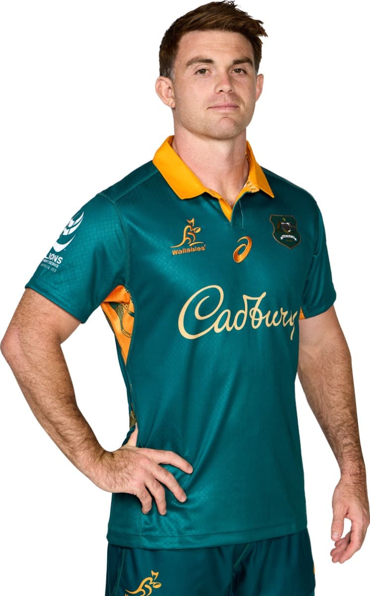 Australian Wallabies 2025 Rugby Union Mens Warm Up Jersey