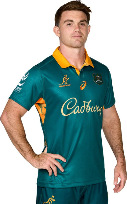 Australian Wallabies 2025 Rugby Union Mens Warm Up Jersey