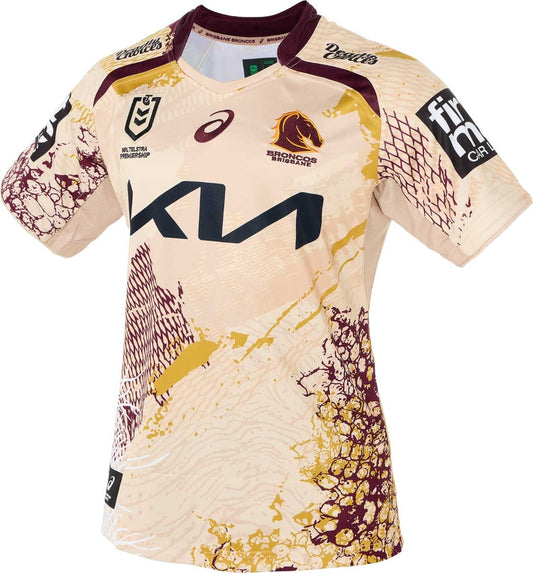 Brisbane Broncos 2025 NRL Kids Indigenous Jersey