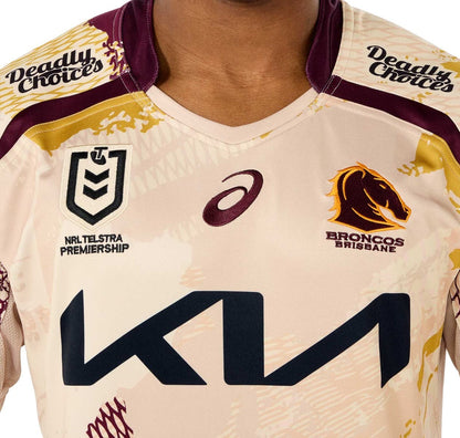 Brisbane Broncos 2025 NRL Mens Indigenous Jersey