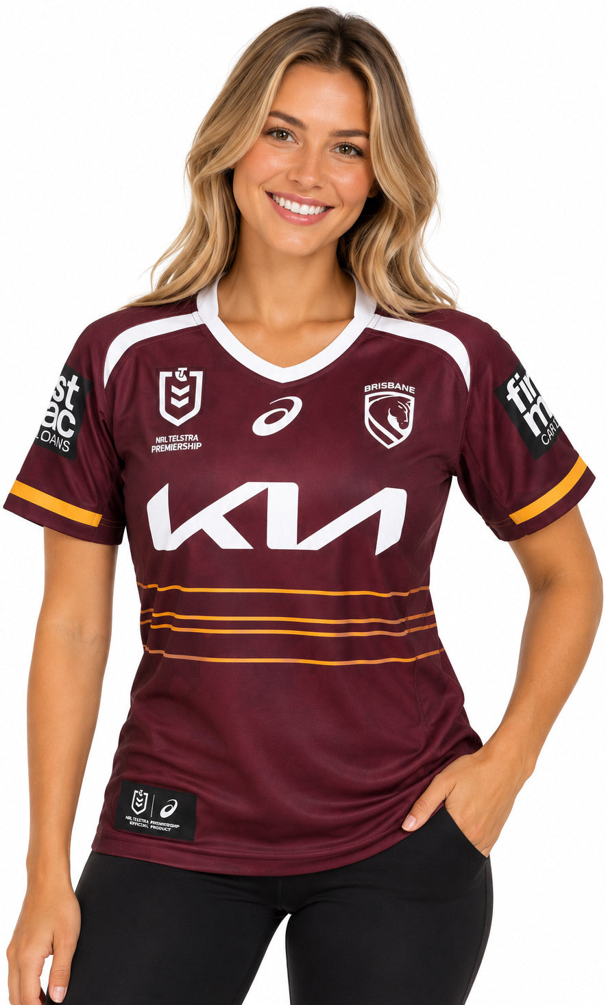 Brisbane Broncos 2026 NRL Ladies Home Jersey