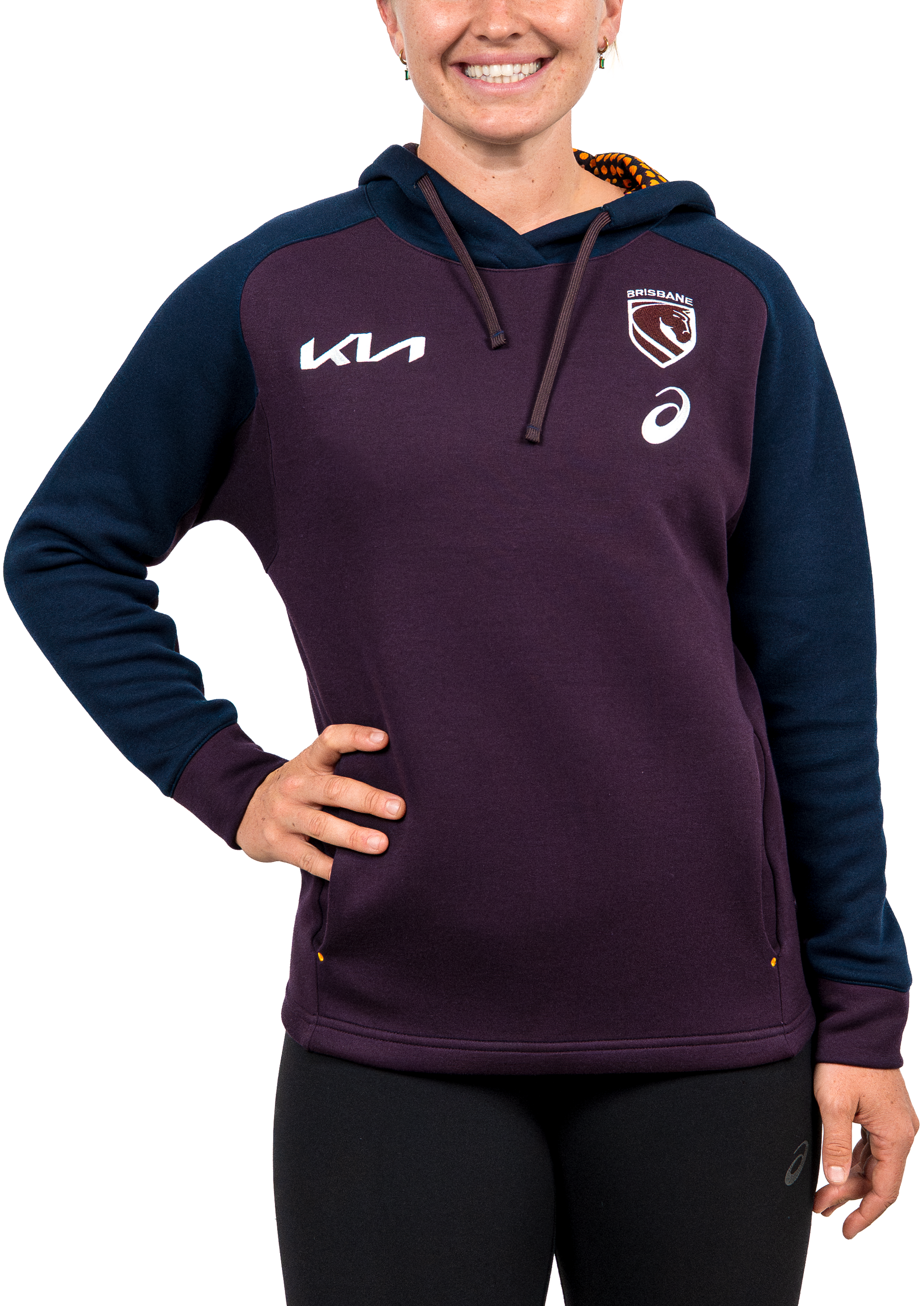 Brisbane Broncos 2026 NRL Ladies Team Hoodie