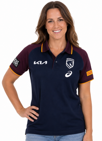 Brisbane Broncos 2026 NRL Ladies Team Polo Shirt