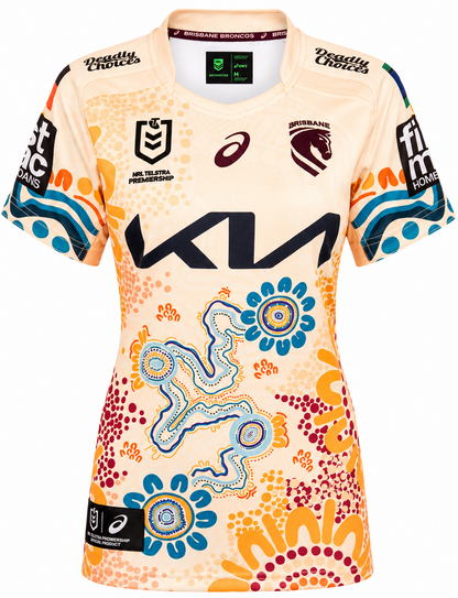 Brisbane Broncos 2026 NRL Ladies Indigenous Jersey