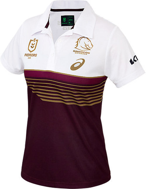 Brisbane Broncos 2025 NRL Ladies Premiers Polo Shirt