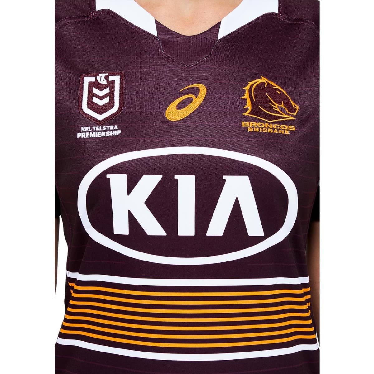 Brisbane Broncos ASICS NRL Ladies Home Jersey