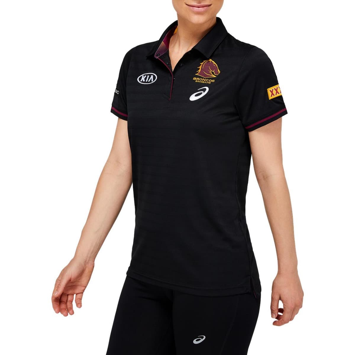 Brisbane Broncos Ladies Team Polo Shirt
