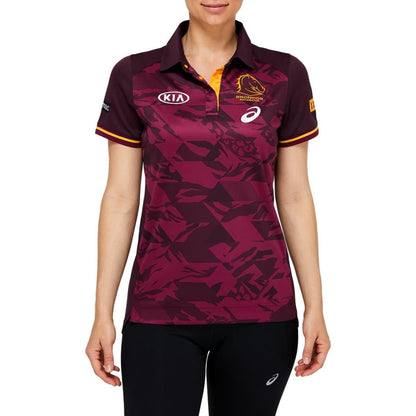 Brisbane Broncos Ladies Training Polo Shirt