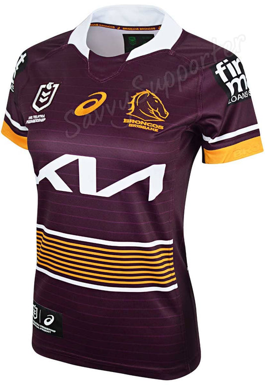 Brisbane Broncos NRL Ladies Home Jersey