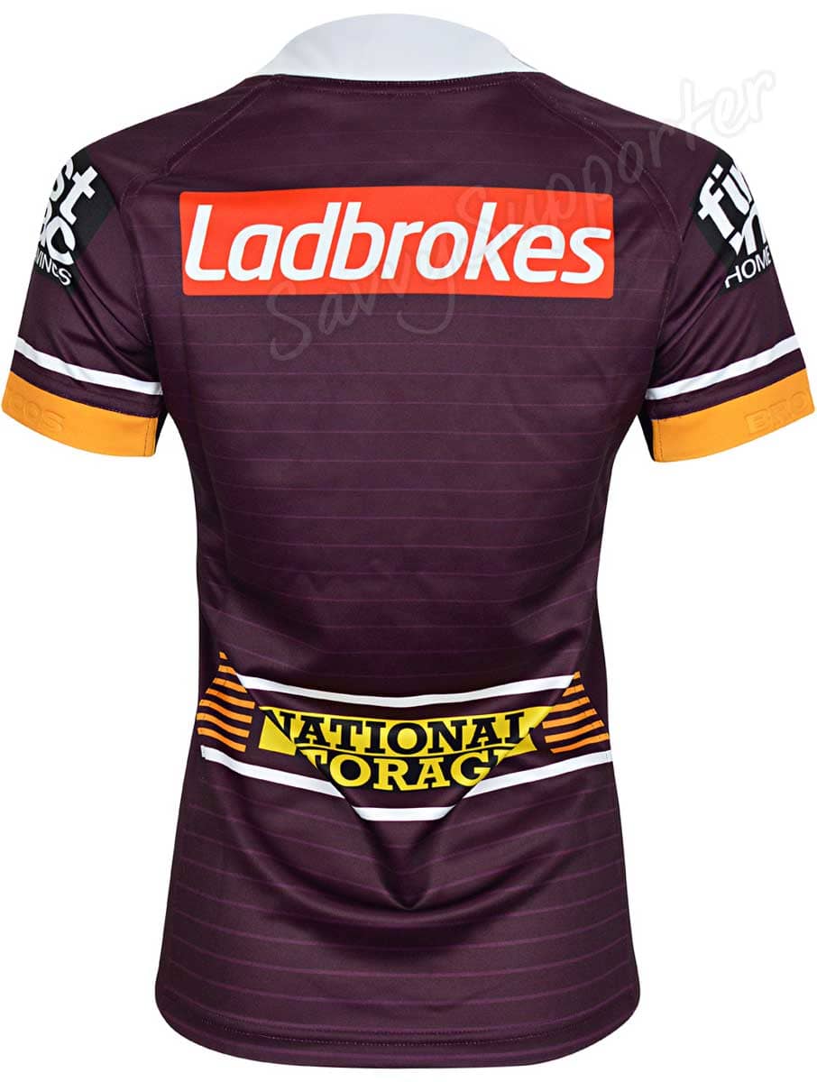 Brisbane Broncos NRL Ladies Home Jersey