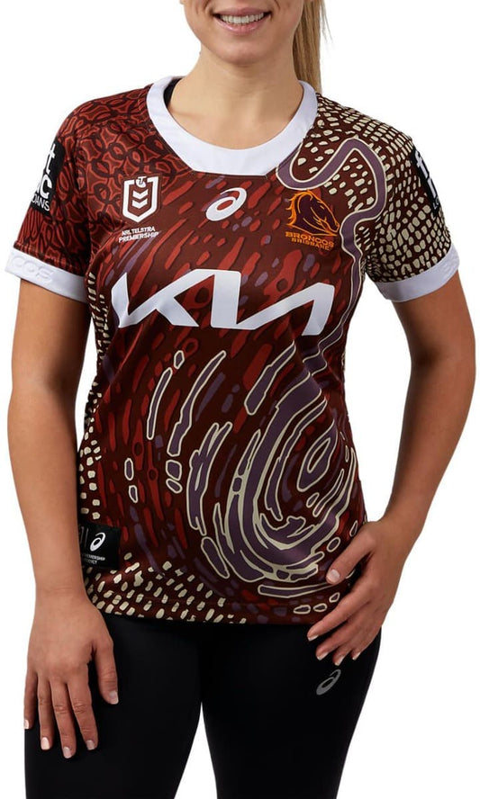 Brisbane Broncos 2024 NRL Ladies Indigenous Jersey