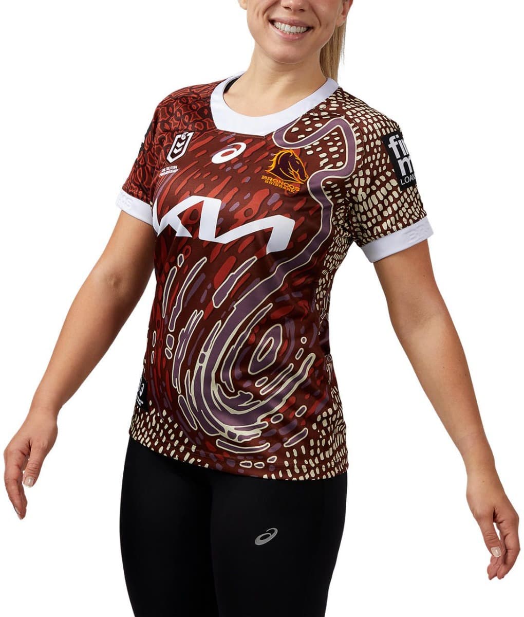Brisbane Broncos 2024 NRL Ladies Indigenous Jersey