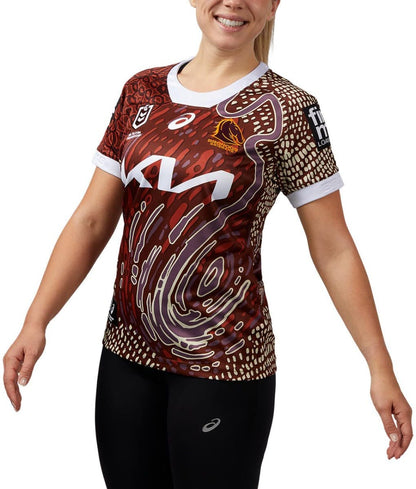 Brisbane Broncos 2024 NRL Ladies Indigenous Jersey