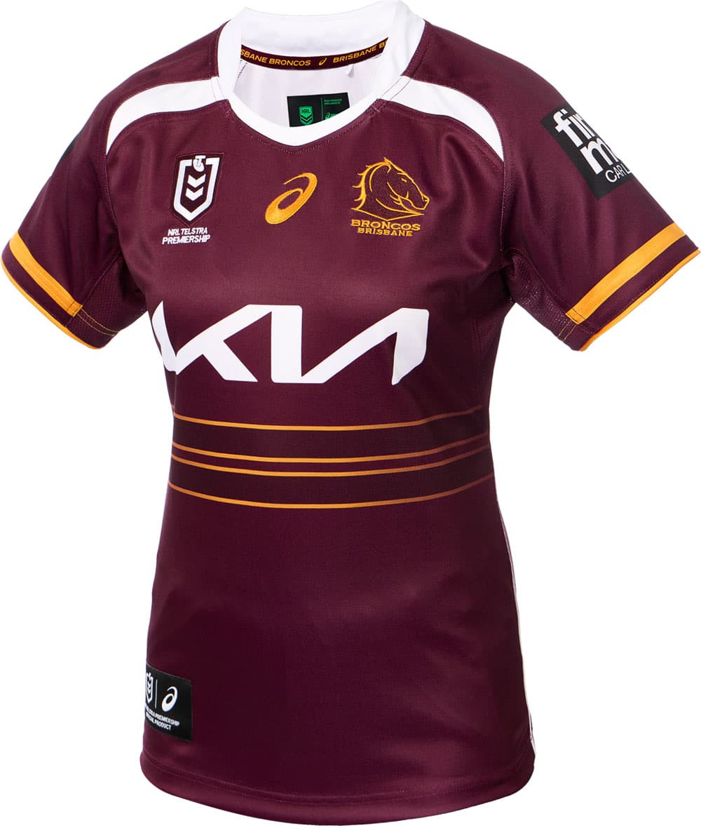 Brisbane Broncos 2025 NRL Ladies Home Jersey