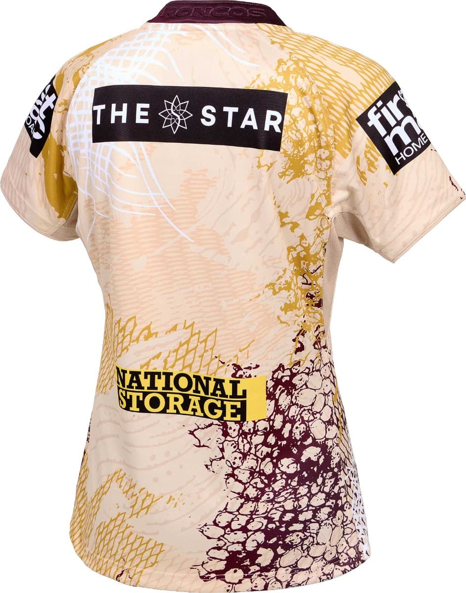 Brisbane Broncos 2025 NRL Ladies Indigenous Jersey