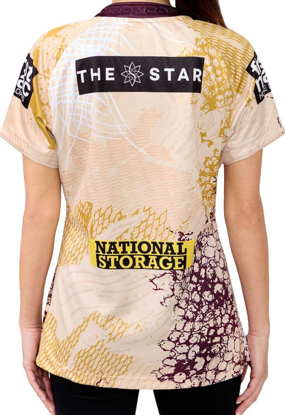 Brisbane Broncos 2025 NRL Ladies Indigenous Jersey