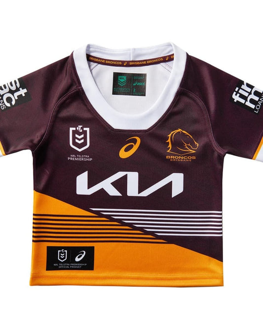 Brisbane Broncos 2024 NRL Toddler Home Jersey