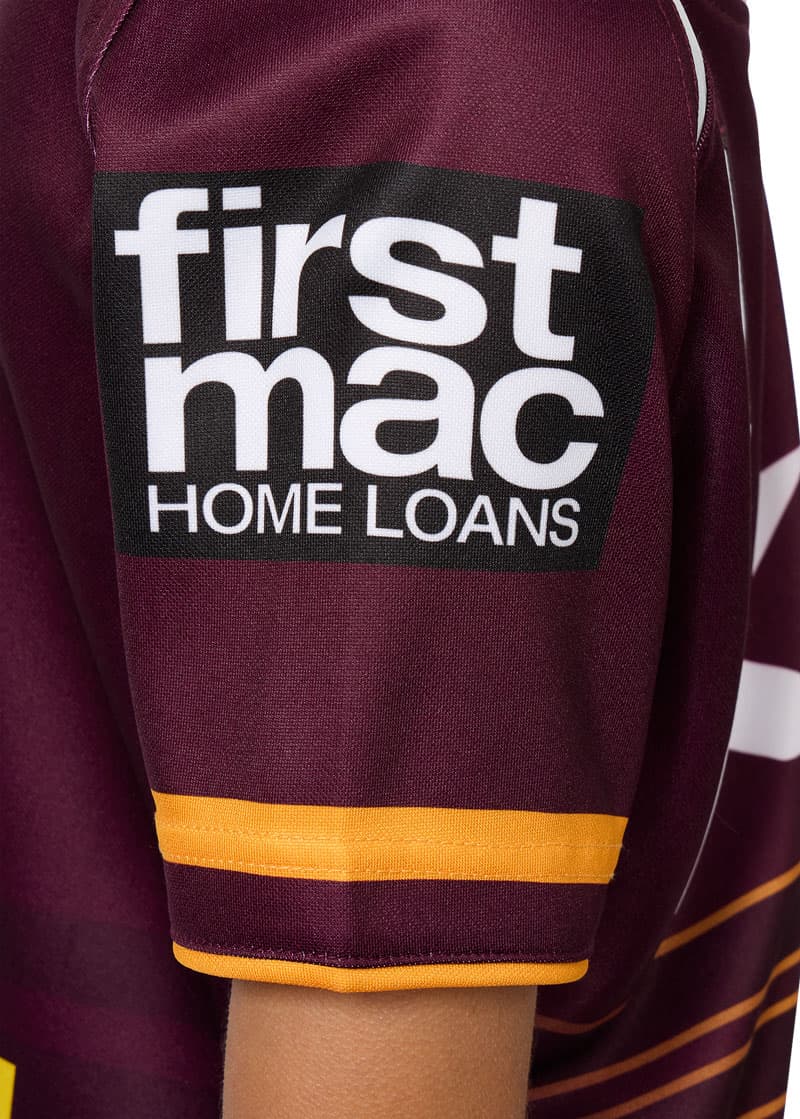 Brisbane Broncos 2025 NRL Kids Home Jersey