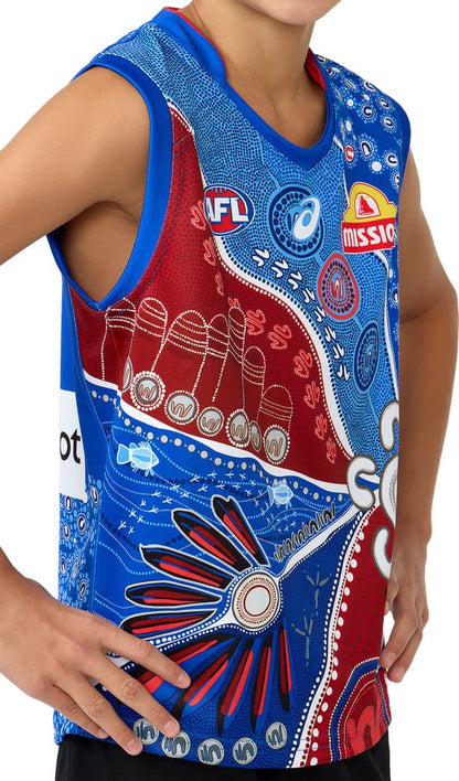 Western Bulldogs 2025 AFL Kids First Nations Guernsey
