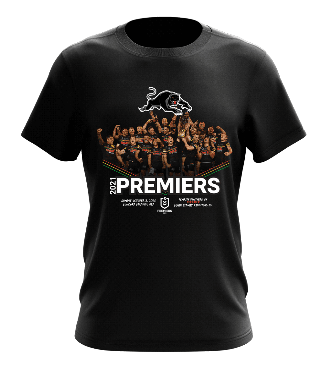 Penrith Panthers 2021 NRL Premiers Photo Tee