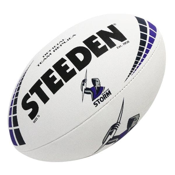 Melbourne Storm NRL Size 5 Team Replica Ball