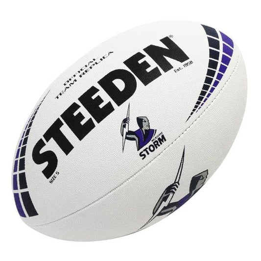 Melbourne Storm NRL Size 5 Team Replica Ball