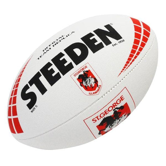 St George Dragons NRL Size 5 Team Replica Ball