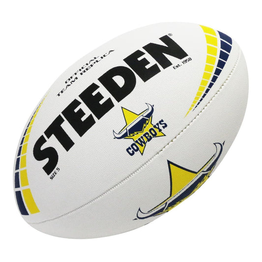 North Queensland Cowboys NRL Size 5 Team Replica Ball