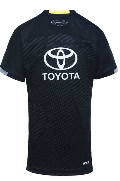 North Queensland Cowboys 2024 NRL Mens Black Alternate Training Shirt
