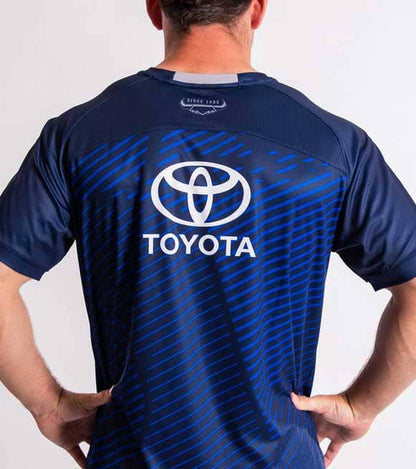 North Queensland Cowboys 2024 NRL Mens Navy Training Shirt